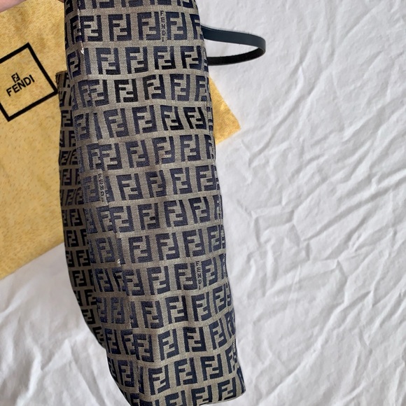 Fendi Vintage Leather-Trimmed Zucchino Tote!!! - Picture 8 of 14
